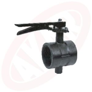 içten Dişli Kelebek Vana Polyamid Gövde